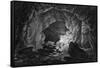 Peak Cavern, Derbyshire-E Dayes-Framed Stretched Canvas