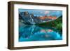 Peak Color Moraine Lake Banff-null-Framed Art Print