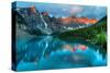 Peak Color Moraine Lake Banff-null-Stretched Canvas