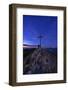 Peak Cross and Chapel at Geigelstein Mountain, Dusk-Stefan Sassenrath-Framed Photographic Print