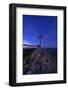 Peak Cross and Chapel at Geigelstein Mountain, Dusk-Stefan Sassenrath-Framed Photographic Print