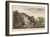 Peak District - Rocks and Cavern of the Devil's Arse, Near Castleton-null-Framed Art Print