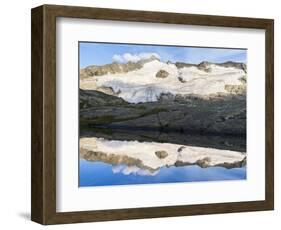 Peak of Mt Grossvenediger, Nationalpark Hohe Tauern, Salzburg, Austria-Martin Zwick-Framed Photographic Print