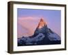 Peak of the Matterhorn, 4478M, Valais, Swiss Alps, Switzerland-Hans Peter Merten-Framed Photographic Print