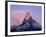 Peak of the Matterhorn, 4478M, Valais, Swiss Alps, Switzerland-Hans Peter Merten-Framed Photographic Print