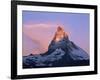 Peak of the Matterhorn, 4478M, Valais, Swiss Alps, Switzerland-Hans Peter Merten-Framed Photographic Print