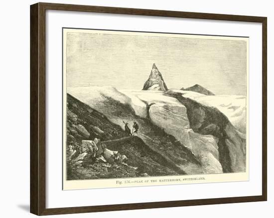 Peak of the Matterhorn, Switzerland-null-Framed Giclee Print