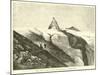 Peak of the Matterhorn, Switzerland-null-Mounted Giclee Print