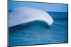 Peak-Offshore wind and breaking wave, Hawaii-Mark A Johnson-Mounted Photographic Print