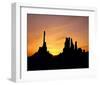 Peak Silhouettes-null-Framed Art Print