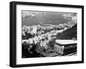 Peak Train with Hong Kong in Foreground-Philip Gendreau-Framed Photographic Print