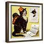 Peake's Favorite Pin-Up Girl-Charles Bracker-Framed Giclee Print