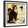 Peake's Favorite Pin-Up Girl-Charles Bracker-Framed Giclee Print