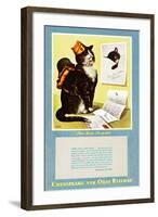 Peake's Favorite Pin-Up Girl-Charles Bracker-Framed Giclee Print