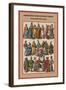 Peaked Hats and Young Suitors of France - Outset of the XV Century-Friedrich Hottenroth-Framed Art Print