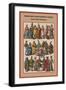 Peaked Hats and Young Suitors of France - Outset of the XV Century-Friedrich Hottenroth-Framed Art Print