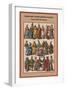 Peaked Hats and Young Suitors of France - Outset of the XV Century-Friedrich Hottenroth-Framed Art Print