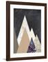 Peaks 2-Design Fabrikken-Framed Art Print