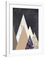 Peaks 2-Design Fabrikken-Framed Art Print