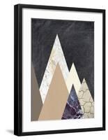 Peaks 2-Design Fabrikken-Framed Art Print