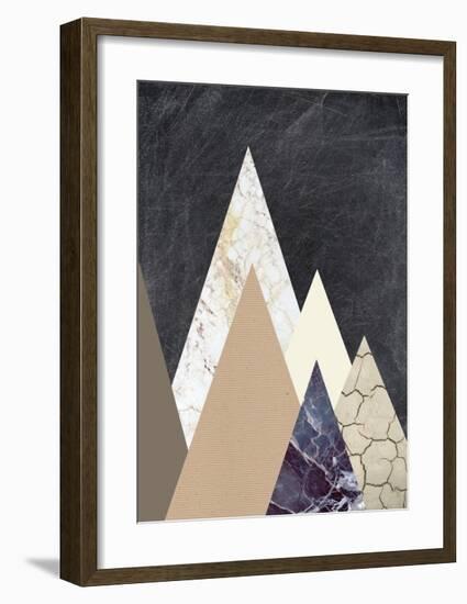 Peaks 2-Design Fabrikken-Framed Art Print