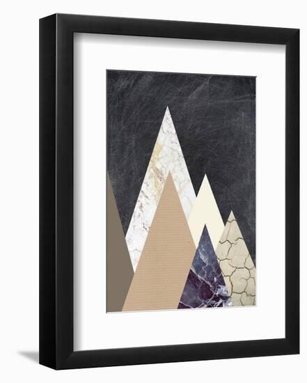 Peaks 2-Design Fabrikken-Framed Art Print