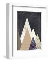 Peaks 2-Design Fabrikken-Framed Art Print