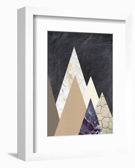 Peaks 2-Design Fabrikken-Framed Art Print