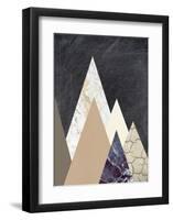 Peaks 2-Design Fabrikken-Framed Art Print