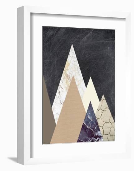 Peaks 2-Design Fabrikken-Framed Art Print