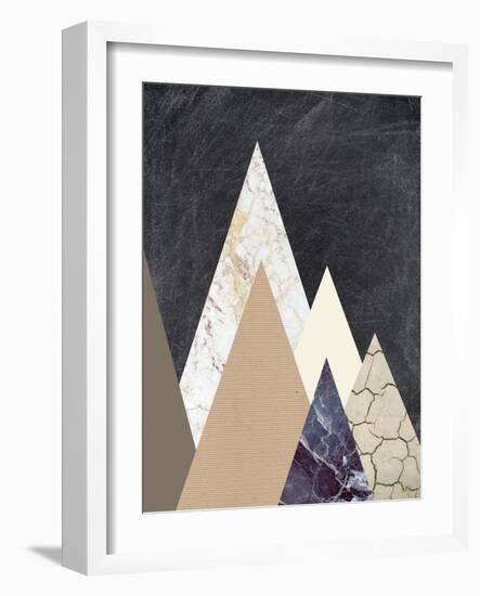 Peaks 2-Design Fabrikken-Framed Art Print