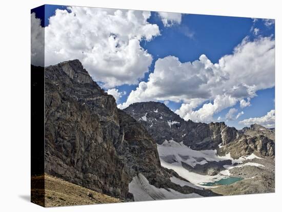 Peaks and Frozen Lakes in the High Country of Indian Peaks Wilderness, Colorado-Andrew R. Slaton-Stretched Canvas