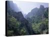 Peaks and High Valleys on the Side of the Cares Gorge, Picos De Europa, Cantabria, Spain-Duncan Maxwell-Stretched Canvas