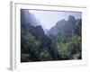 Peaks and High Valleys on the Side of the Cares Gorge, Picos De Europa, Cantabria, Spain-Duncan Maxwell-Framed Photographic Print