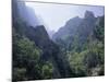 Peaks and High Valleys on the Side of the Cares Gorge, Picos De Europa, Cantabria, Spain-Duncan Maxwell-Mounted Photographic Print