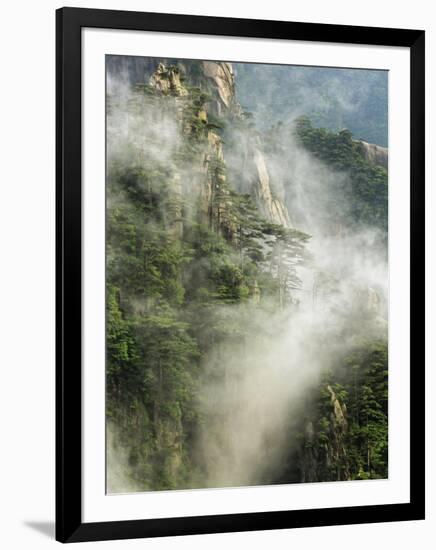 Peaks and Valleys of Grand Canyon in West Sea, Mt. Huang Shan, China-Adam Jones-Framed Photographic Print