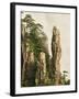 Peaks and Valleys of Grand Canyon in West Sea, Mt. Huang Shan, China-Adam Jones-Framed Photographic Print