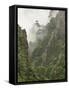 Peaks and Valleys of Grand Canyon in West Sea, Mt. Huang Shan, China-Adam Jones-Framed Stretched Canvas