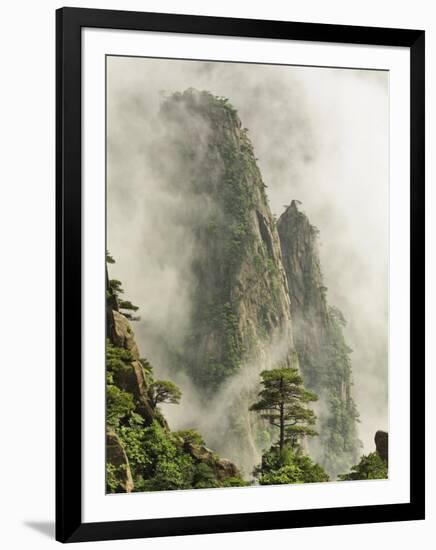 Peaks and Valleys of Grand Canyon in West Sea, Mt. Huang Shan, China-Adam Jones-Framed Photographic Print