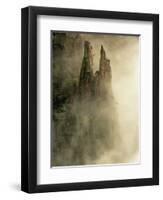 Peaks and Valleys of Grand Canyon in West Sea, Mt. Huang Shan, China-Adam Jones-Framed Photographic Print