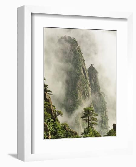 Peaks and Valleys of Grand Canyon in West Sea, Mt. Huang Shan, China-Adam Jones-Framed Photographic Print