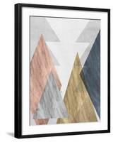 Peaks II-Jennifer Goldberger-Framed Art Print