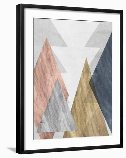 Peaks II-Jennifer Goldberger-Framed Art Print