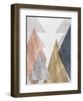 Peaks II-Jennifer Goldberger-Framed Art Print