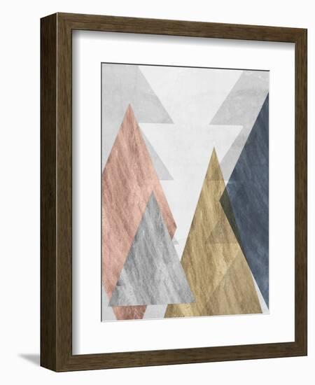 Peaks II-Jennifer Goldberger-Framed Art Print