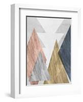 Peaks II-Jennifer Goldberger-Framed Art Print