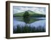 Peaks of Otter, Abbott Lake, Blue Ridge Parkway, Virginia, USA-Charles Gurche-Framed Premium Photographic Print