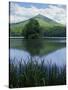 Peaks of Otter, Abbott Lake, Blue Ridge Parkway, Virginia, USA-Charles Gurche-Stretched Canvas