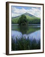 Peaks of Otter, Abbott Lake, Blue Ridge Parkway, Virginia, USA-Charles Gurche-Framed Premium Photographic Print