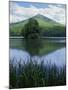 Peaks of Otter, Abbott Lake, Blue Ridge Parkway, Virginia, USA-Charles Gurche-Mounted Premium Photographic Print